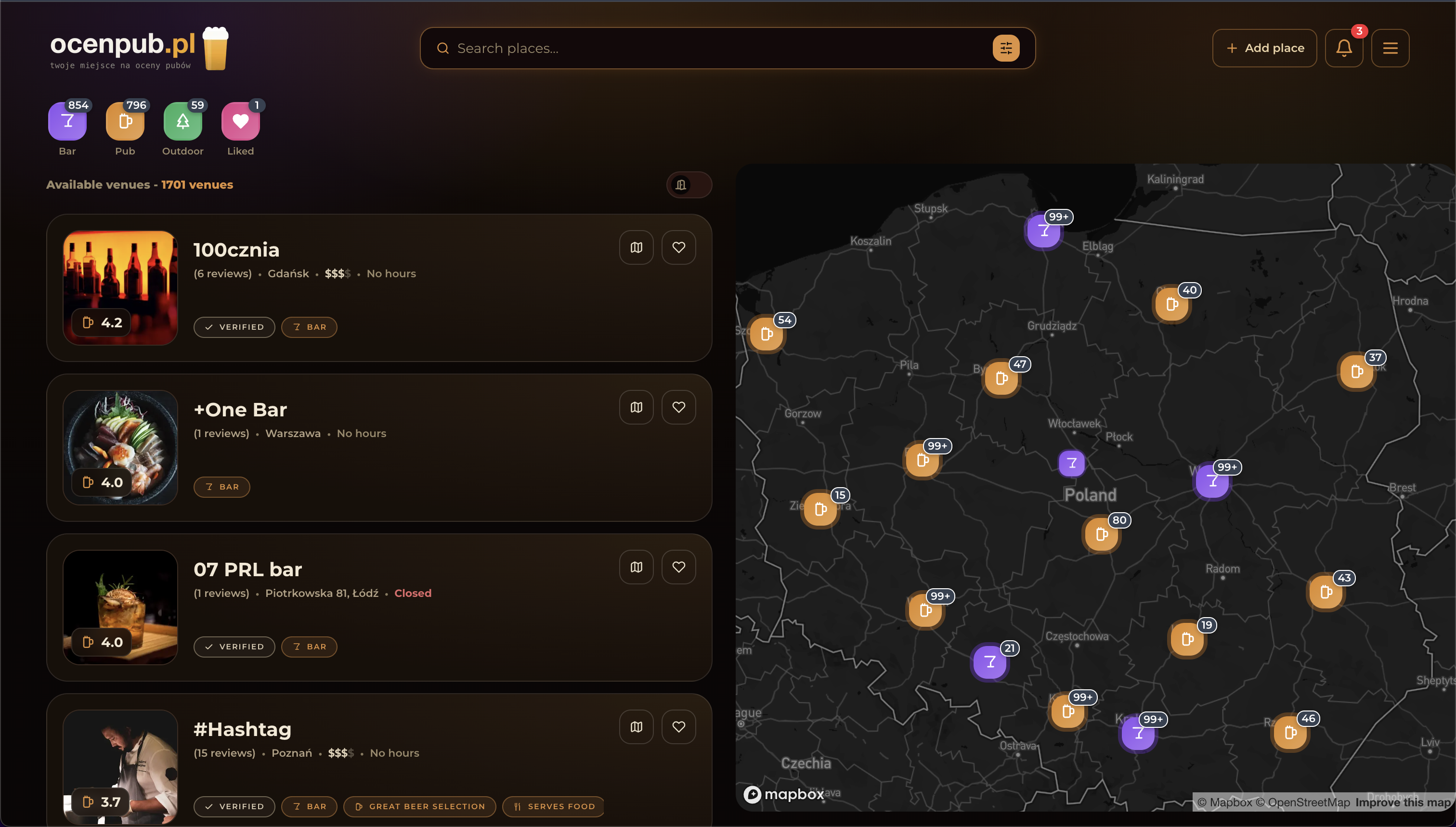 project shot — Pub Rater